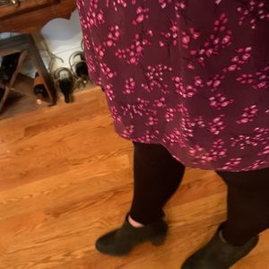 Ugg black leather booties